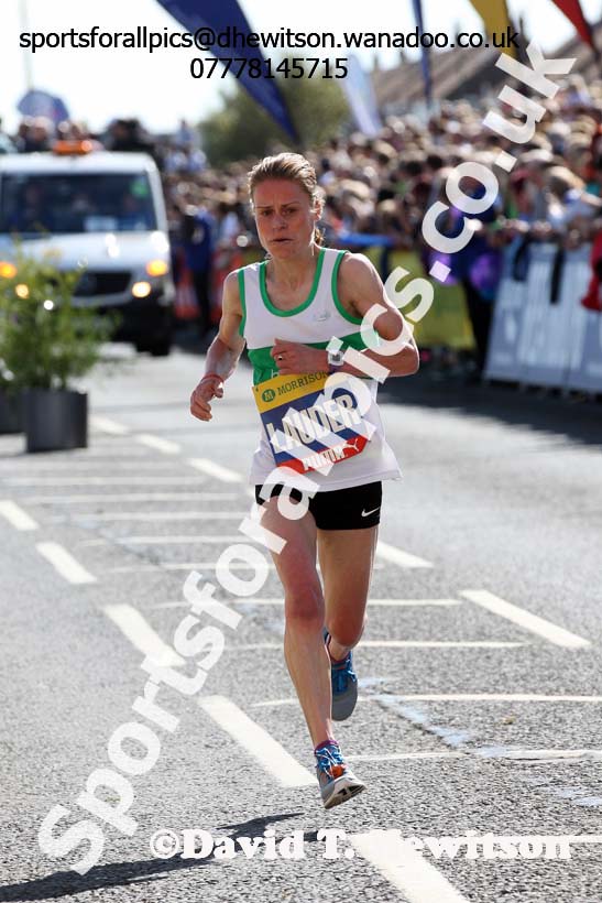 Dianne Lauder 8th in the womens Morrisons Great North Run. Photo: David T. Hewitson/Sports for All Pics